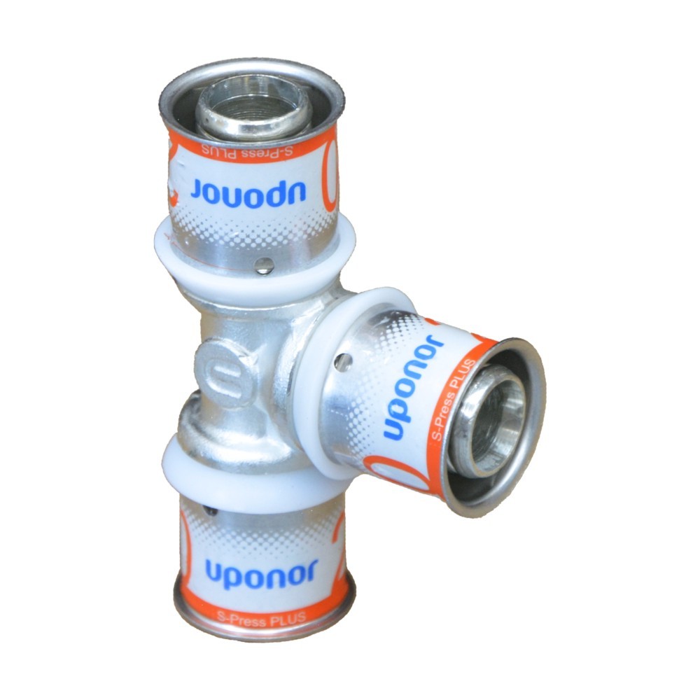 Uponor S-Press PLUS MLC T-Stück reduziert 16 x 20 x 16mm