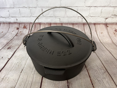 Big Green Egg Gusseisen Dutch Oven Auflaufform