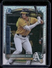 2025 Bowman Chrome Mega Box Shotaro Morii Mojo Refractor 1st Prospect Athletics