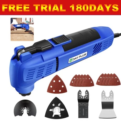 DAYPLUS Electric Oscillating Tool,Oscillating-Multi Tool,Multi Tool Set w/accessories
