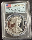 2020-W Proof American Silver Eagle PCGS PR70DCAM First Strike