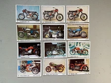 1972-73 Panini Motocross Moto 2000 Album Sticker Lot (21)