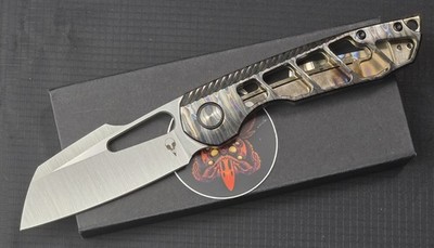 Sparrow Knife Co. Strix - Exclusive Flamed TI & Vanax Steal
