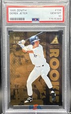 Derek Jeter 1995 Zenith RC #134 PSA 10 RARE YANKEE LEGEND🐐