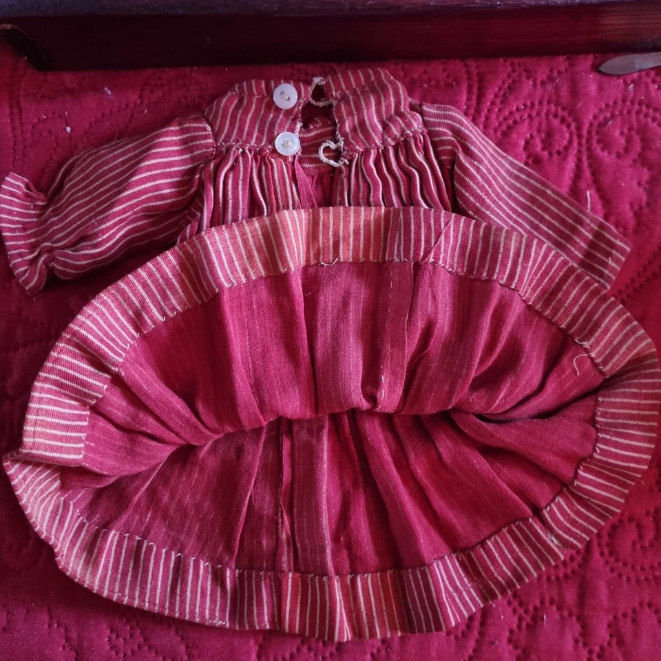 Robe ancienne de poupée petite taille 2/3 JUMEAU OU AUTRES - Photo 4/4