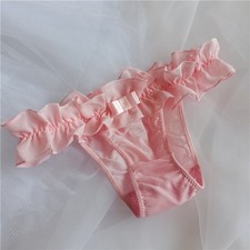 Sweet Womens Girls Ruffles Panties Briefs Low Waist Japanese Cute Underpants