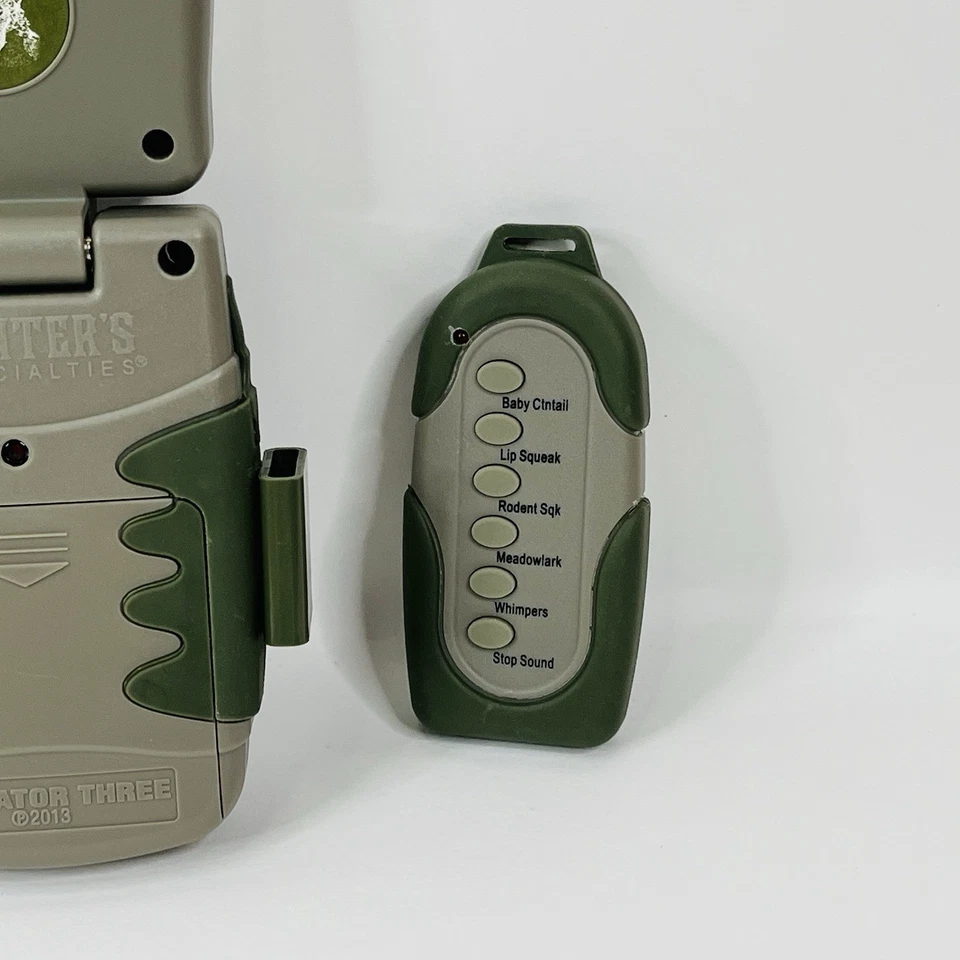 Johnny Stewart Predator Three T35 Animal Call With Remote & Belt Clip Works Good - Image 3 of 4