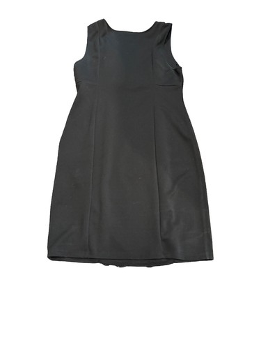 Daisy Fuentes Black V-Neck Sheath Midi Dress - Women's Size Large - Picture 2 of 9