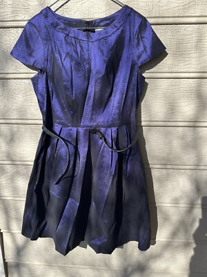 Emma Michele Purple Satin Cocktail Party Dress Size 12