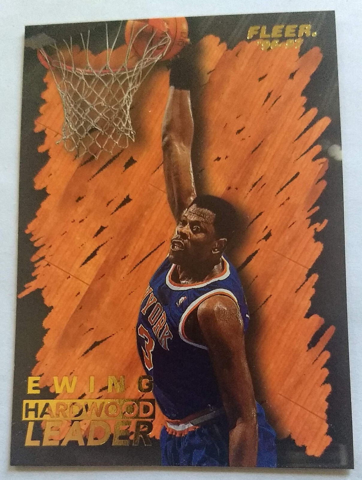 PATRICK EWING, 1996-97 FLEER ULTRA HARDWOOD LEADER #137, KNICKS