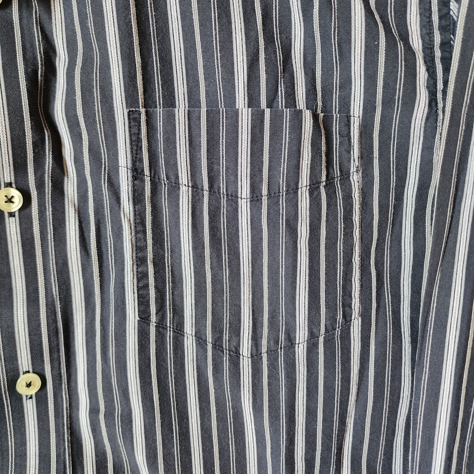 x2 Express Arnold Stuart Striped Button Up Long S… - image 20