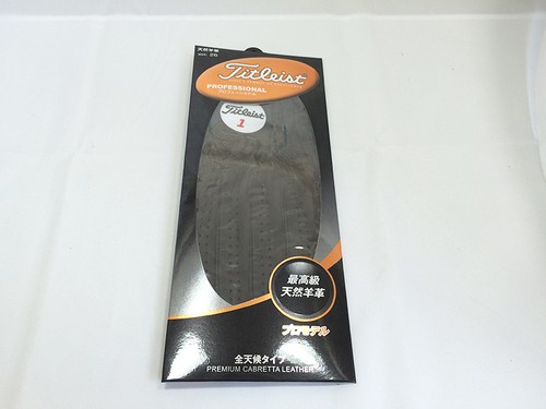 Titleist Made in JAPAN Golf Glove Professional PRO for Left hand TG73 Black - Afbeelding 2 van 3