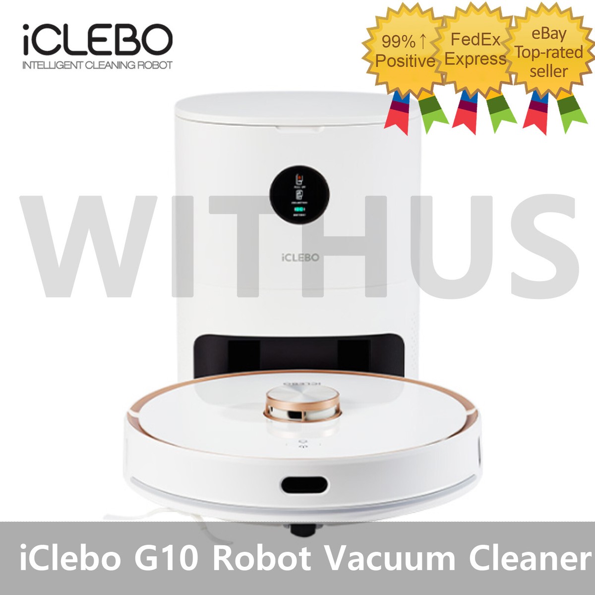 iClebo G10 Robot Vacuum Cleaner with Smart Clean Station YCR-M20
