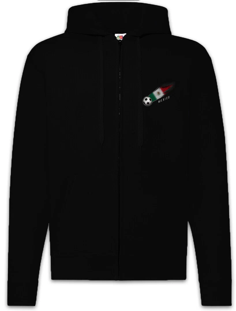 Mexico Football Comet I Zipper Hoodie mexican Soccer Flag World Championship