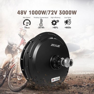 48V 1000W 72V 3000W Front Rear Drive Hub Motor Wheel for E-bike Conversion Kit