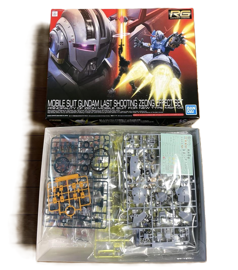 RG 1/144 MOBILE SUIT GUNDAM LAST SHOOTING ZEONG EFFECT SET Bandai