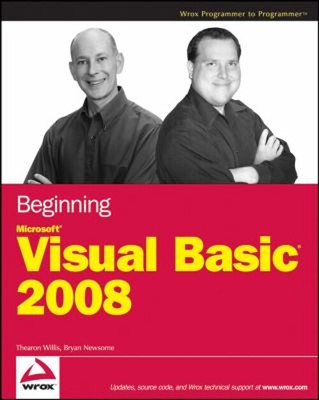 Beginning Microsoft Visual Basic 2008 Paperback Bryan, Willis, Th