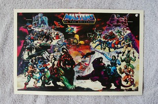 Masters of the Universe promotional poster #2 1980s Toy Advertisment