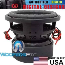 DD AUDIO 9510L-D1 10" USA MADE 7500W DUAL 1-OHM CAR SUBWOOFER BASS SPEAKER NEW