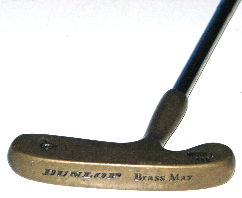 Vintage Dunlop Brass Max Model 350 Golf Putter 35", RH, LH - Image 3 of 4