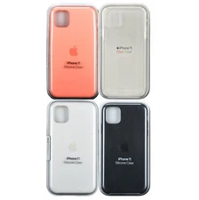 Genuine Original Apple iPhone 11 Claer & Silicone Snap Case Cover - Open box