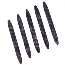 5 pcs Purple Pearl Celluloid Oud Picks Plectrums Reeshe Risha Thickness 0.71mm