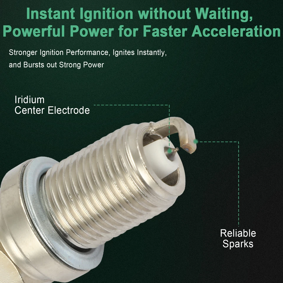 12x bujías de iridio y platino para Mercedes-Benz S65 AMG 2006-2013 6,0 L V12 Foto 3 de 4