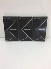 Lot of 3 CASEKOO iPhone 12 & 12 Pro Cellphone Case Navy Blue, Gray, Transparent