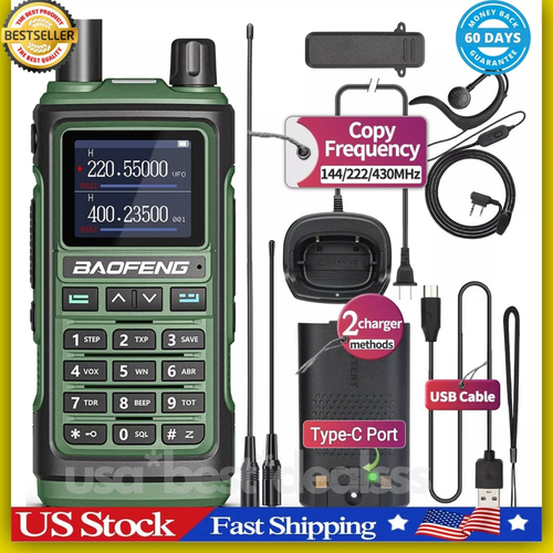 Digital Handheld Radio Scanner Fire Police VHF FM EMS Ham 2 Way ...