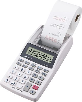 Sharp EL-1611V 12-Digit Desktop Calculator Gray (EL1611V)