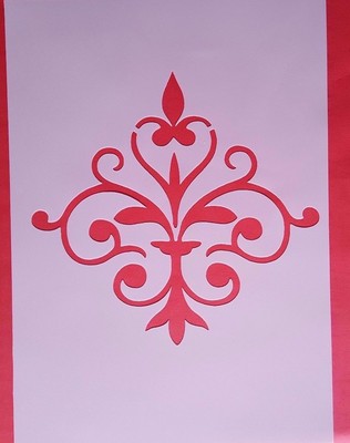 1355 Schablonen Ornament Vintage Stanzschablonen Shabby Wandtattoo Stencil Foto Ebay