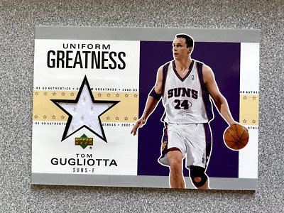 2002-03 Upper Deck Tom Gugliotta Uniform Greatness Game-Worn Shorts Card #TG-U