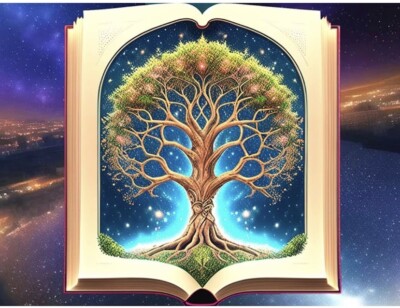 Diamond Painting Kits Magic Book, DIY 5D Diamond Painting Kits Baum 30x40cm