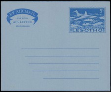 Lesotho; 5 C. Düsenflugzeug 1966 *