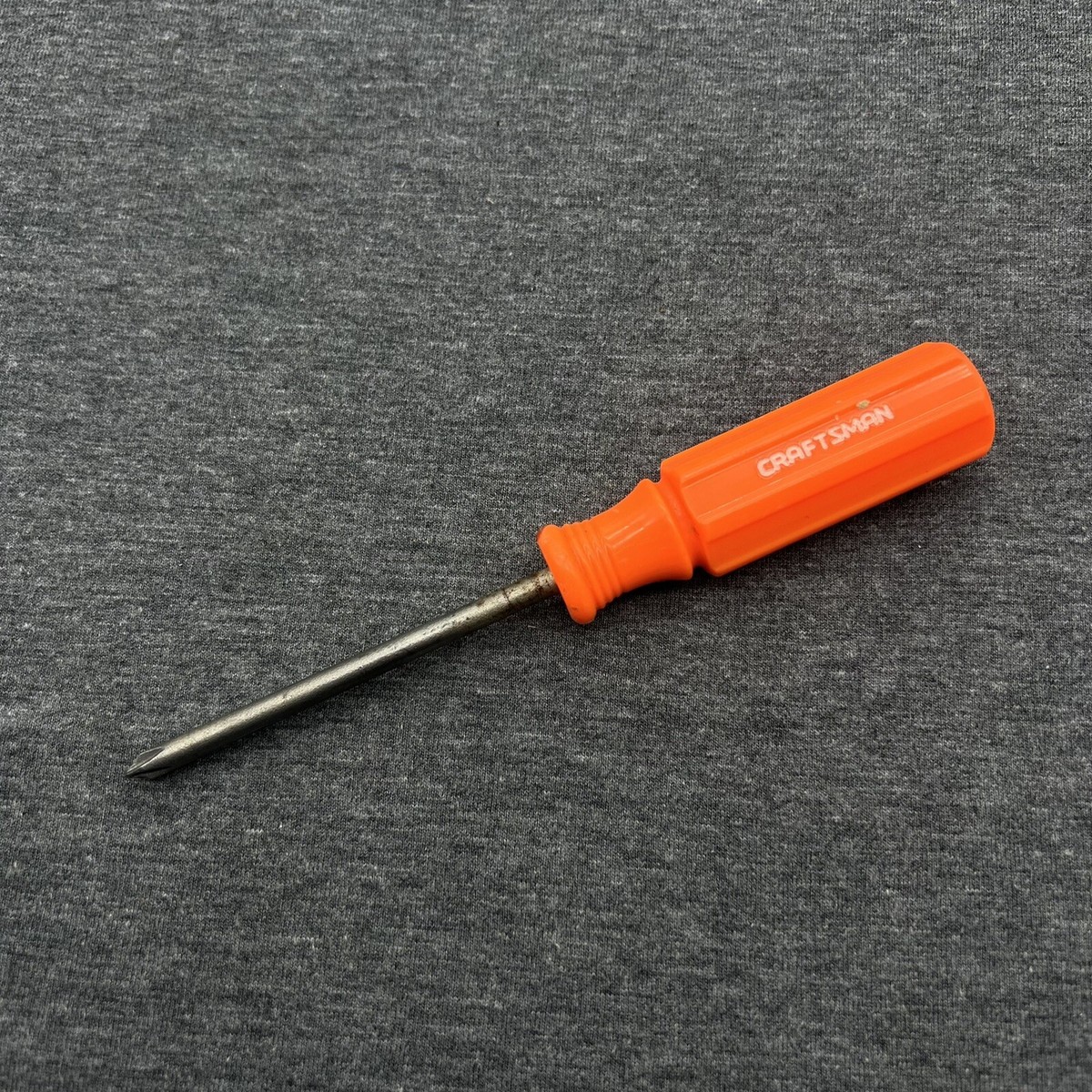 Vintage Craftsman #1 Phillips Head Orange Handle Screwdriver No