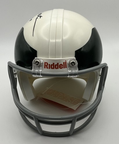 Ollie Matson Signed Eagles Riddell Mini Helmet with HOF Inscription - Picture 3 of 7