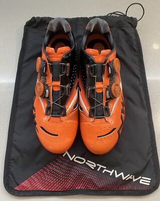 NORTHWAVE EXTREME TECH PLUS Fluo Orange Gr. 40 - Rennradschuhe