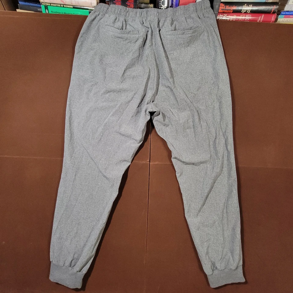 MedGear Womens Stretch Scrub Bottom 2XL Heather Graphite Gray 4 Pocket Nurse Dr - Image 4 of 4