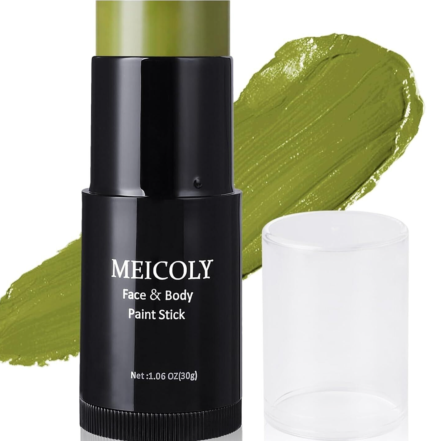 Meicoly Light Green Face & Body Paint Stick 1.06 oz Stage Makeup