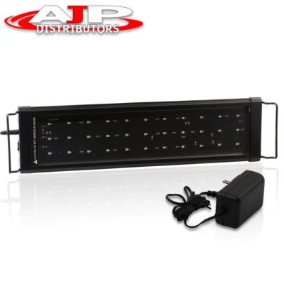AJP DISTRIBUTORS 18"-30" Adjustable 33 LED Multi-Color Aquarium Fish Tank Light Marine Plant Lamp