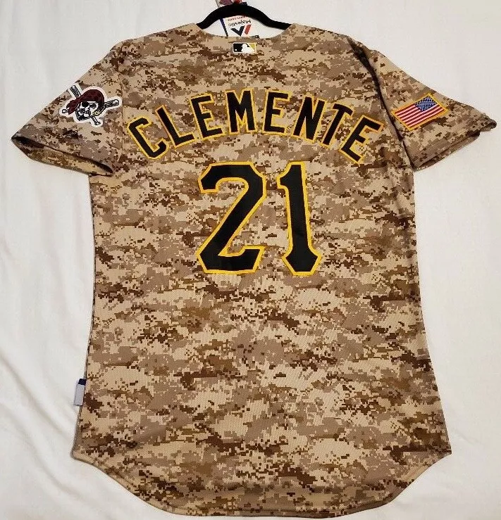 Youth Majestic Roberto Clemente Black/Gold Pittsburgh Pirates