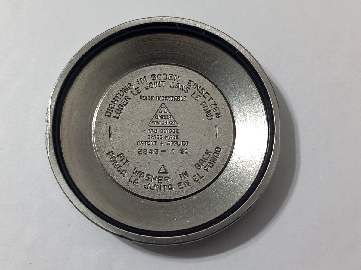 FOR PARTS STAINLESS STEEL OMEGA SEAMASTER WATERPROOF BACK-CASE