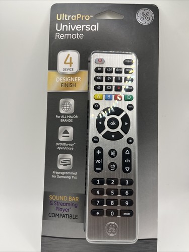 GE Ultra Pro 33709 4 Device Universal Remote Control NEW SEALED