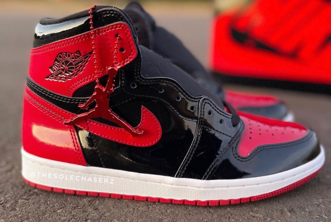 Size 12 - Air Jordan 1 Retro High OG Patent Bred 195243521655 | eBay