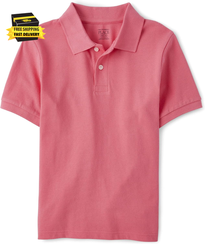 Boys' Short Sleeve Pique Polo ⭐️⭐️⭐️⭐️⭐️