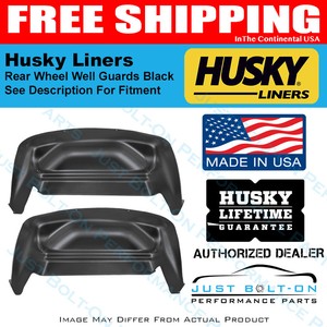 Husky-Liners-Rear-Wheel-Well-Guards-2017-18-19-Ford-F-250-F-350-Super-Duty-79131