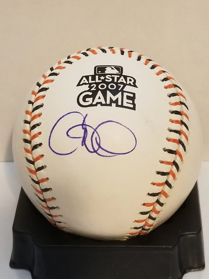 Cole Hamels Signed Phillies Rawlings OMLB 2007 ASG Baseball USA Sports Marketing - Image 2 of 4