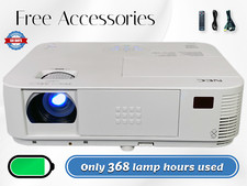 NEC NP-M322X DLP Projector HDMI 1080p - Only 368 OEM Lamp Hours Used 