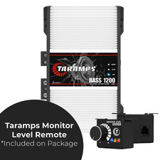 US SELLER Taramps Bass 1200 1 Ohm Monoblock Amplifier Rms 1 Channel 14.4VDC