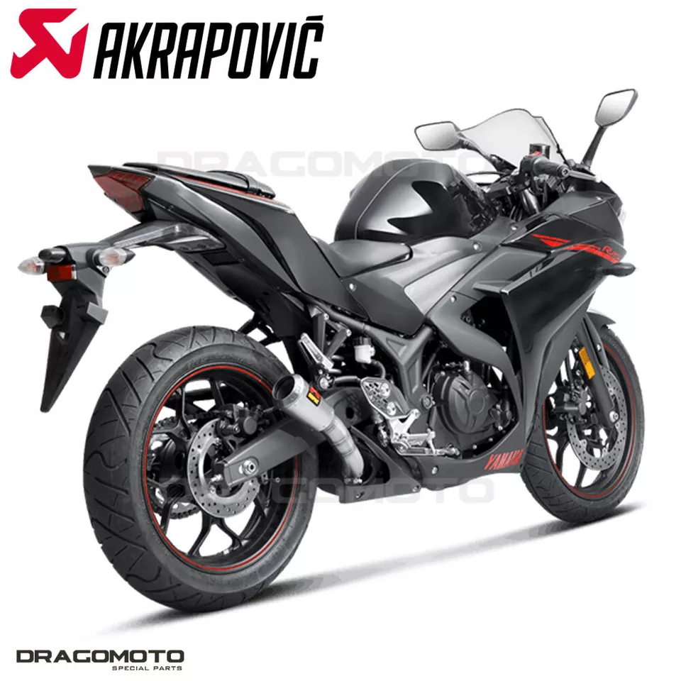 YAMAHA YZF-R25 R3 MT-03 Scarico AKRAPOVIC RC S-Y2SO11-AHCSS - Immagine 3 di 4